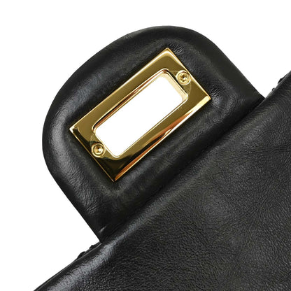 Chanel 2019 Black Calfskin Mademoiselle Lock Shoulder Bag