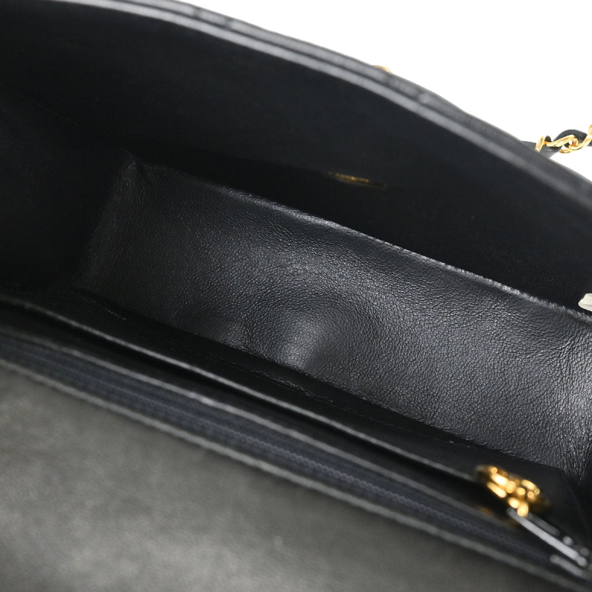 Chanel 1996-1997 Black Lambskin Mini Classic Square Flap Shoulder Bag 17