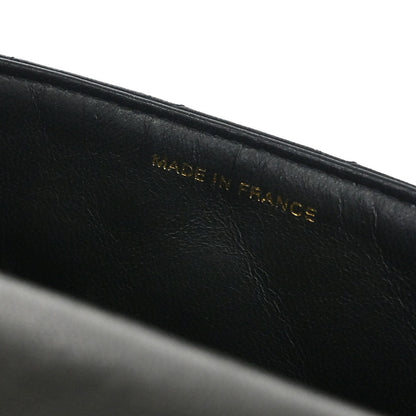Chanel 1996-1997 Black Lambskin Mini Classic Square Flap Shoulder Bag 17