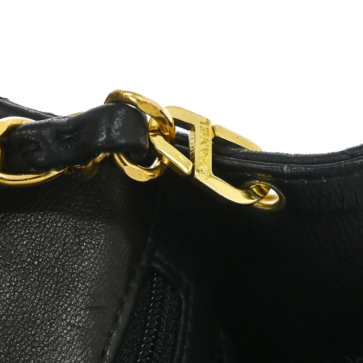 Chanel 1996-1997 Black Lambskin Mini Classic Square Flap Shoulder Bag 17