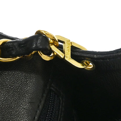 Chanel 1996-1997 Black Lambskin Mini Classic Square Flap Shoulder Bag 17