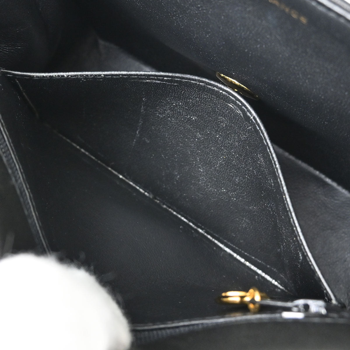Chanel 1996-1997 Black Lambskin Mini Classic Square Flap Shoulder Bag 17