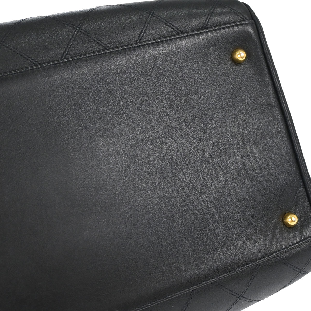 Chanel 1994-1996 Black Lambskin Bicolore Supermodel Shoulder Bag