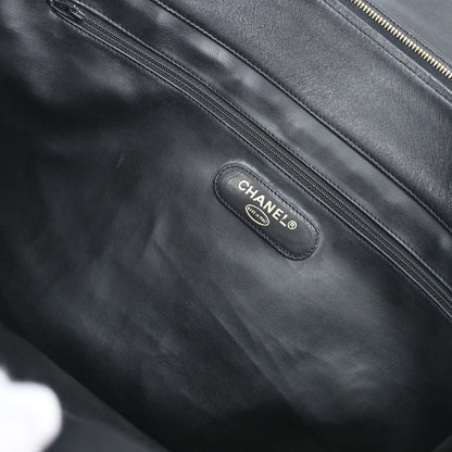 Chanel 1994-1996 Black Lambskin Bicolore Supermodel Shoulder Bag