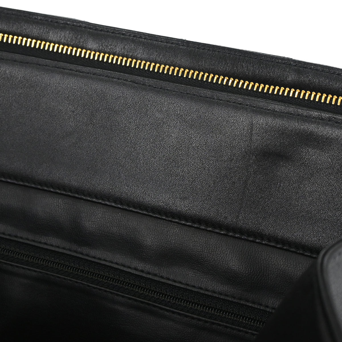 Chanel 1994-1996 Black Lambskin Bicolore Supermodel Shoulder Bag