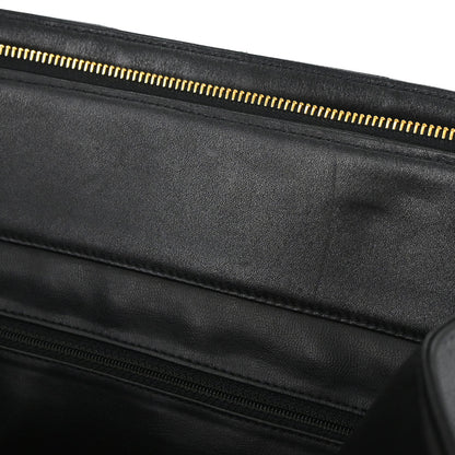 Chanel 1994-1996 Black Lambskin Bicolore Supermodel Shoulder Bag