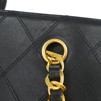 Chanel 1994-1996 Black Lambskin Bicolore Supermodel Shoulder Bag