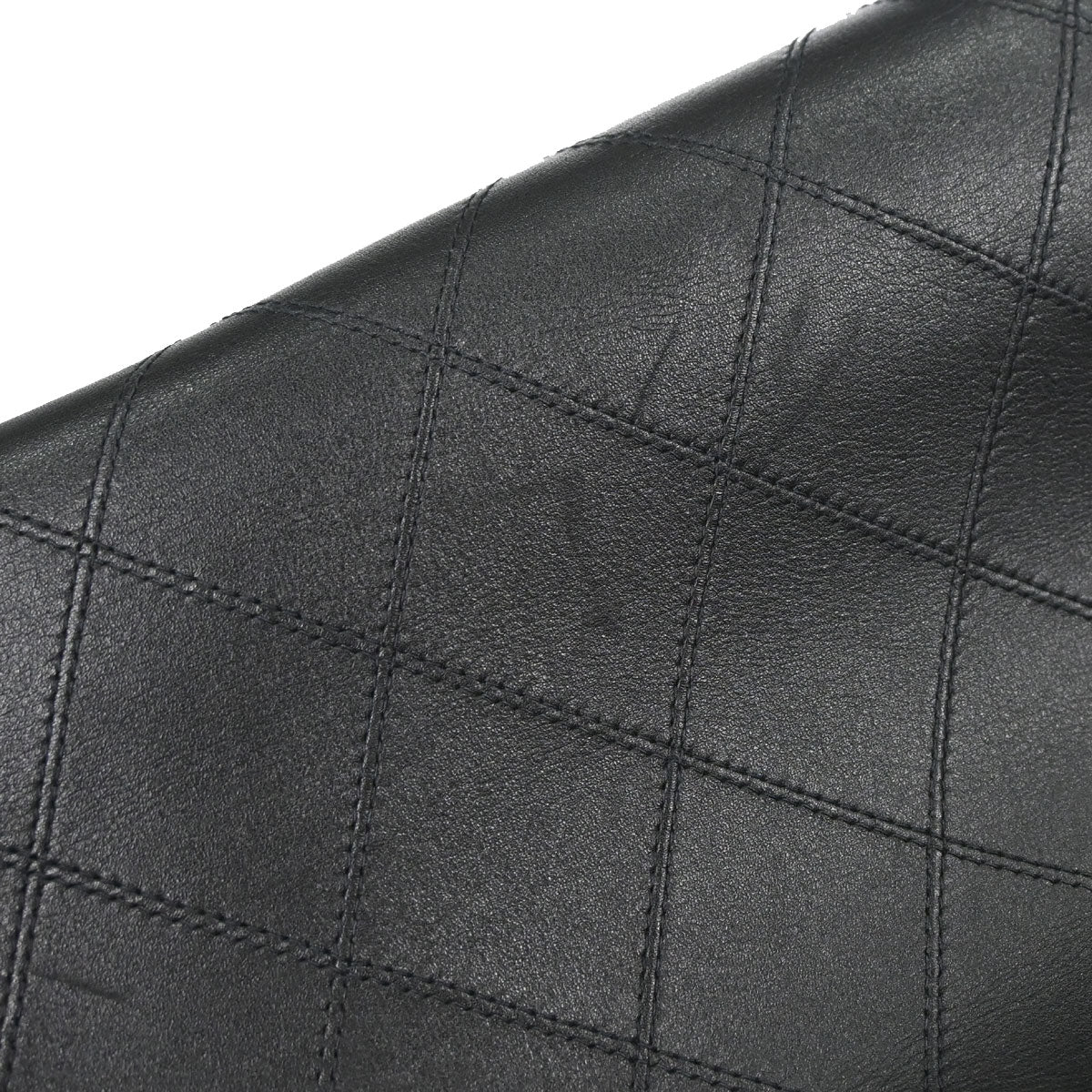 Chanel 1994-1996 Black Lambskin Bicolore Supermodel Shoulder Bag