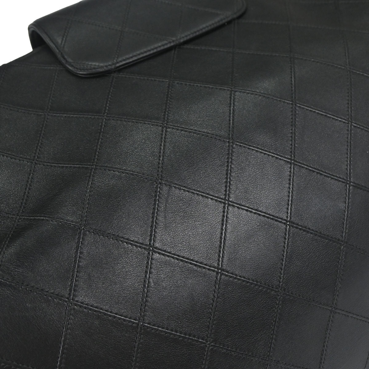 Chanel 1994-1996 Black Lambskin Bicolore Supermodel Shoulder Bag