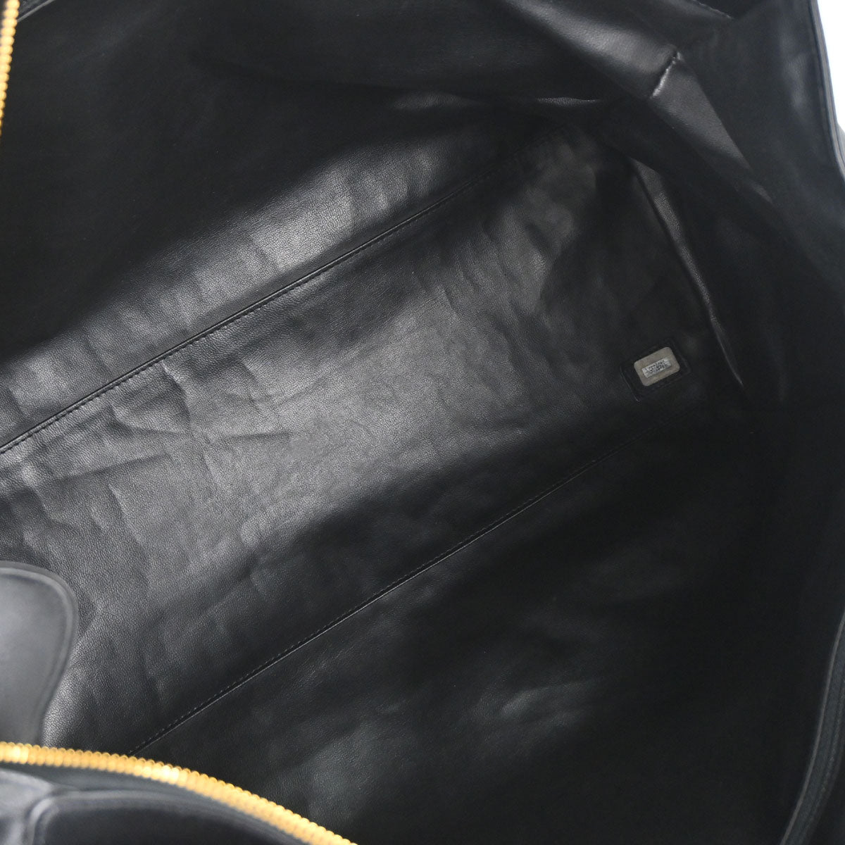 Chanel 1994-1996 Black Lambskin Bicolore Supermodel Shoulder Bag