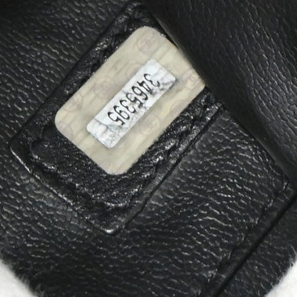 Chanel 1994-1996 Black Lambskin Bicolore Supermodel Shoulder Bag