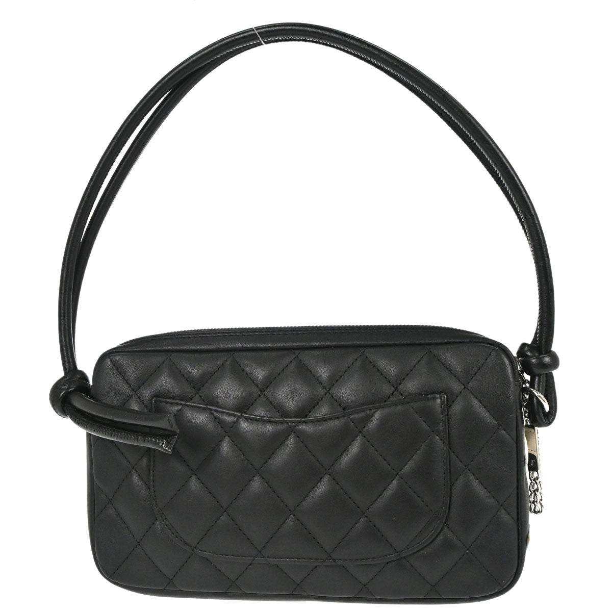 Chanel 2005-2006 Black Calfskin Cambon Ligne Handbag