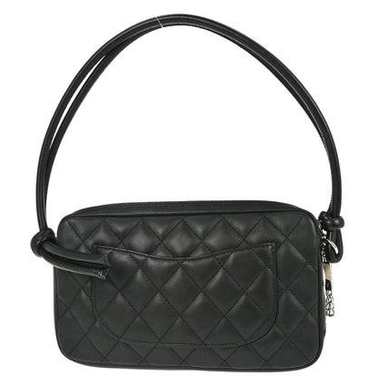 Chanel 2005-2006 Black Calfskin Cambon Ligne Handbag