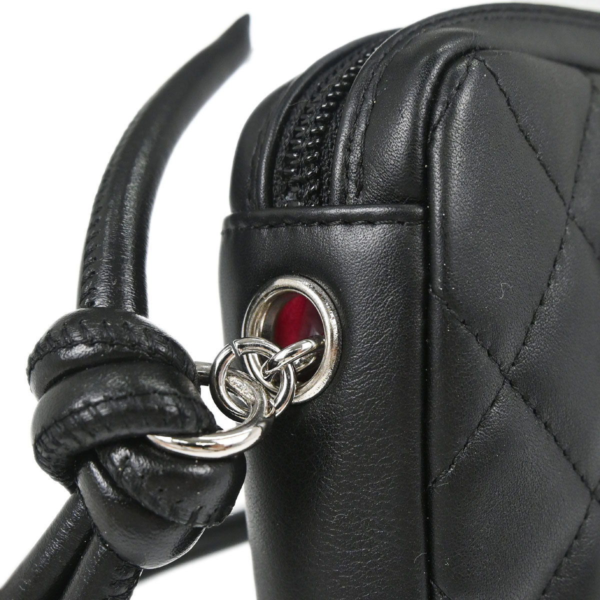 Chanel 2005-2006 Black Calfskin Cambon Ligne Handbag