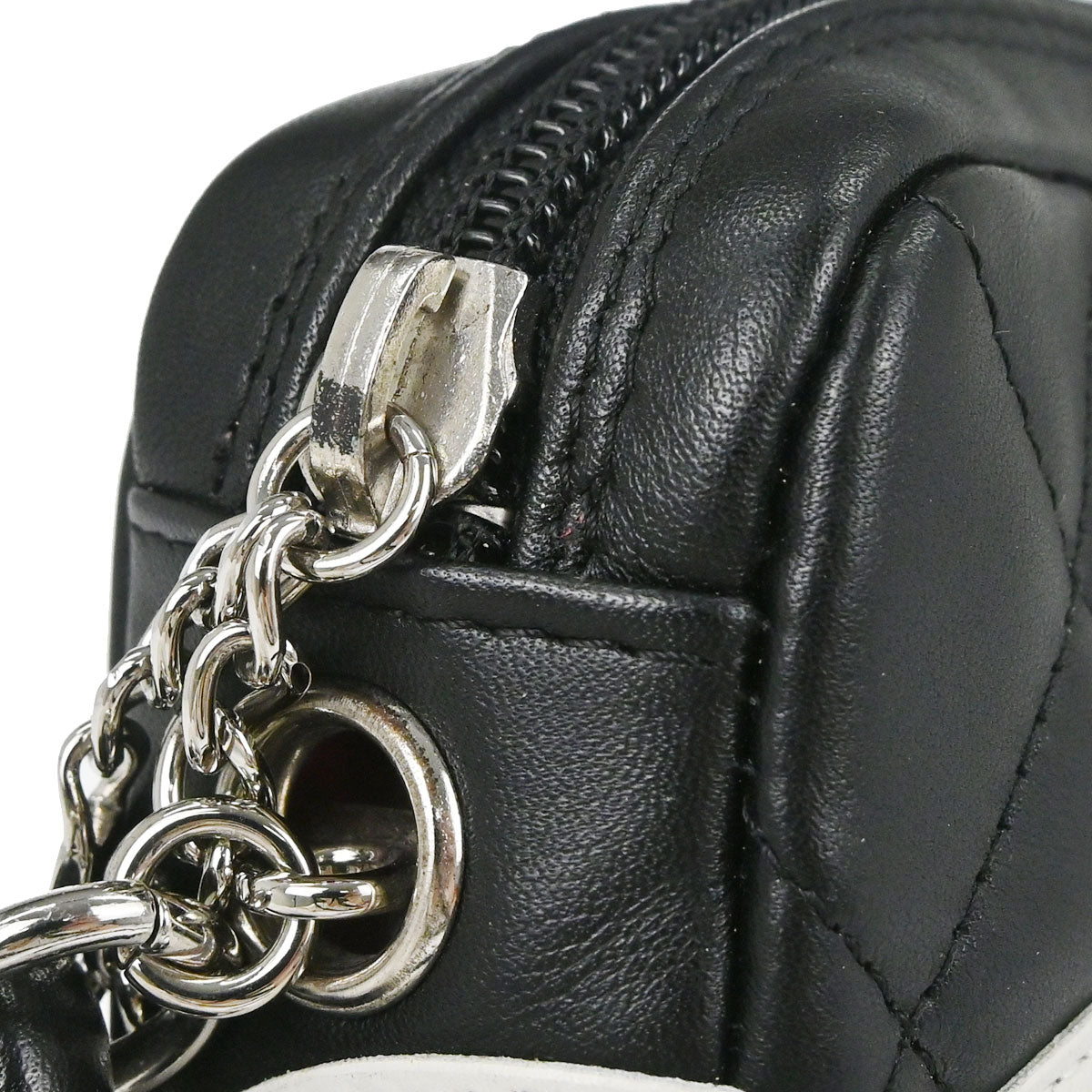 Chanel 2005-2006 Black Calfskin Cambon Ligne Handbag