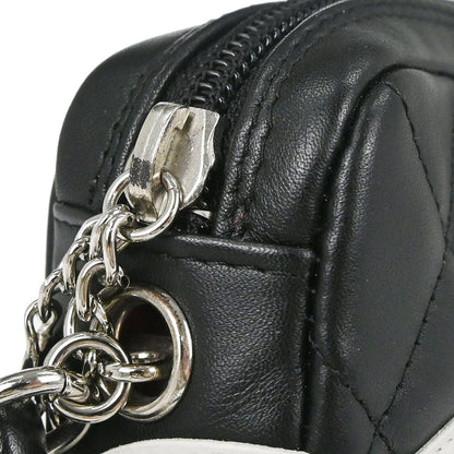 Chanel 2005-2006 Black Calfskin Cambon Ligne Handbag