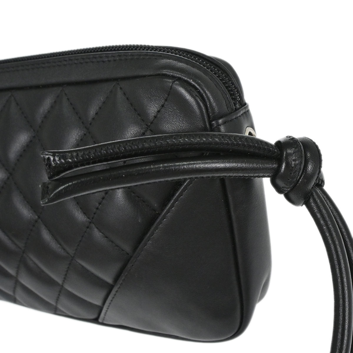 Chanel 2005-2006 Black Calfskin Cambon Ligne Handbag