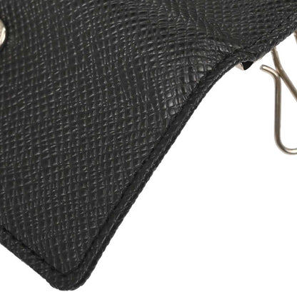 Louis Vuitton 2010 Black Taiga Multicles 4 Key Case M30522 Small Good