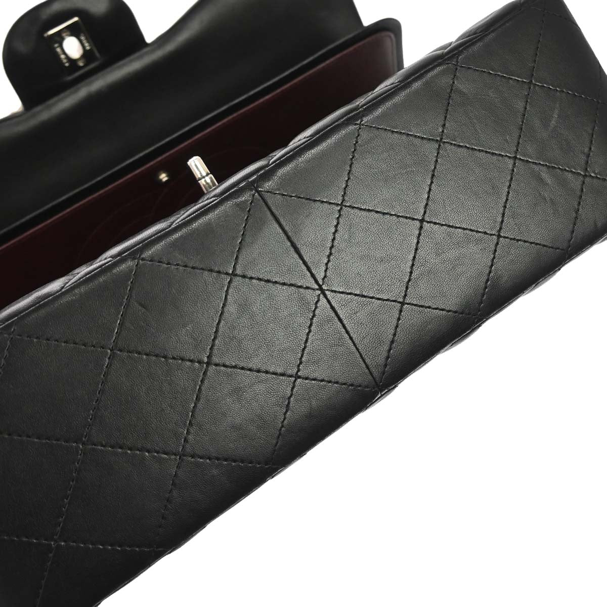 Chanel 2015-2016 Black Lambskin Jumbo Classic Double Flap Shoulder Bag