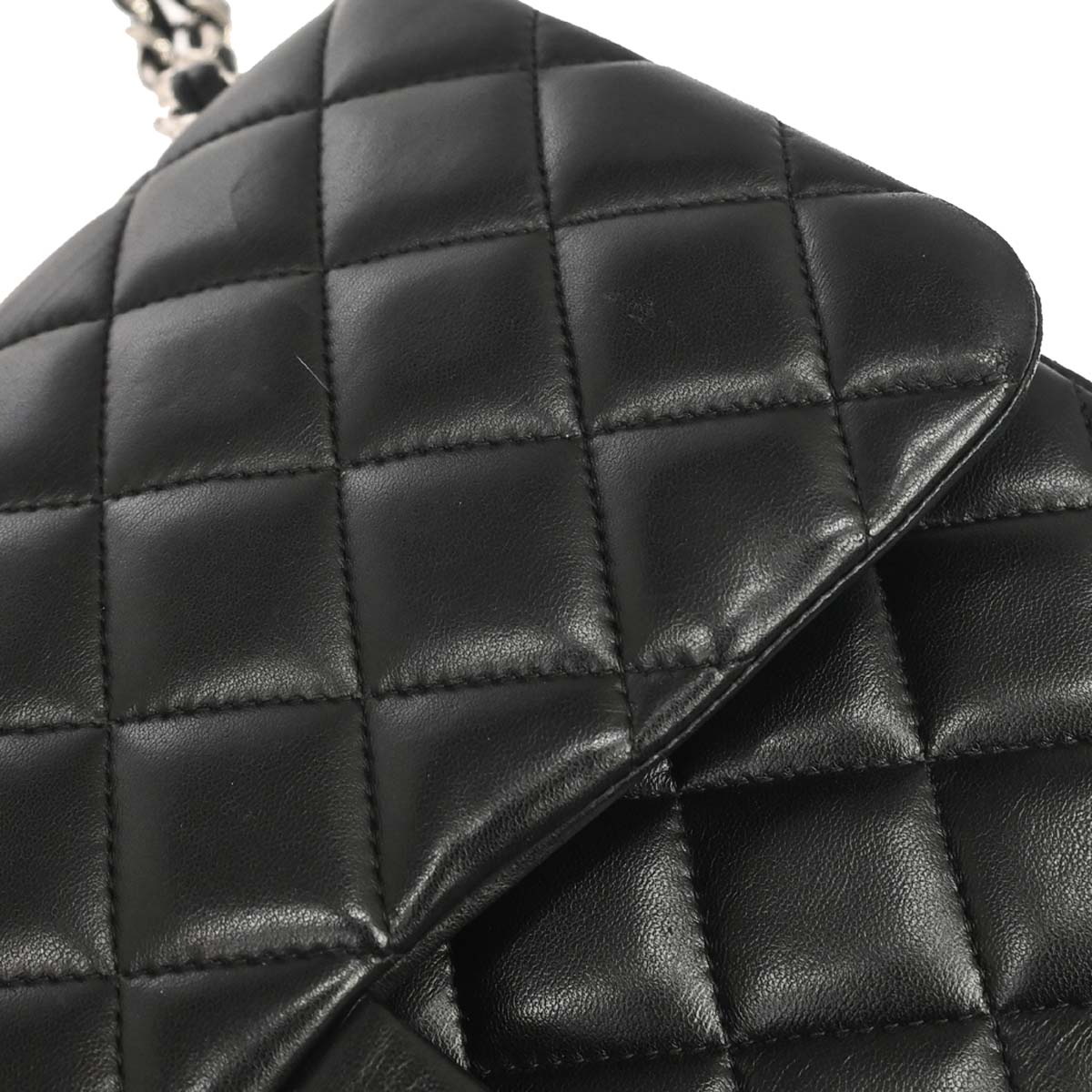Chanel 2015-2016 Black Lambskin Jumbo Classic Double Flap Shoulder Bag