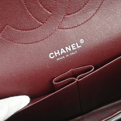 Chanel 2015-2016 Black Lambskin Jumbo Classic Double Flap Shoulder Bag