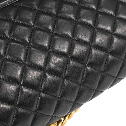 Boy Chanel 2017 Black Lambskin Medium Shoulder Bag