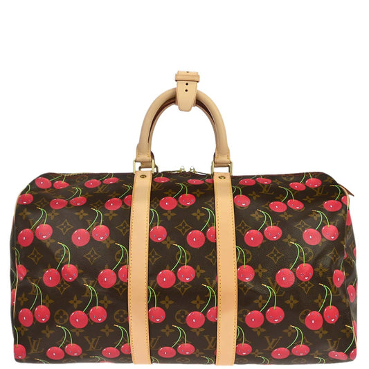 Louis Vuitton 2005 Monogram Cherry Keepall 45 Duffle Handbag M95011