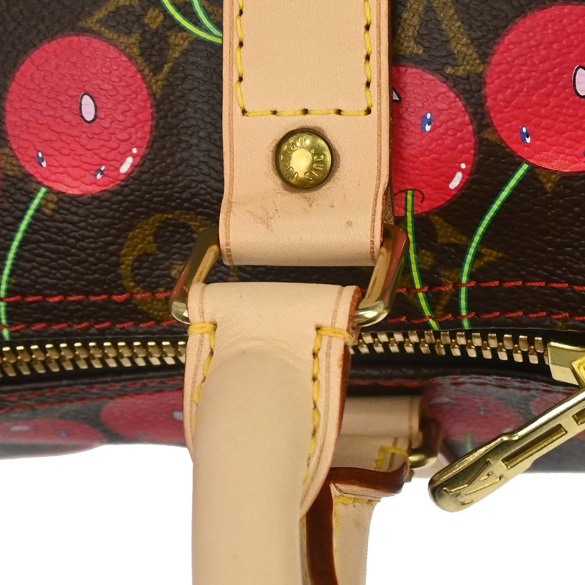 Louis Vuitton 2005 Monogram Cherry Keepall 45 Duffle Handbag M95011