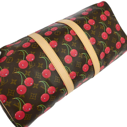 Louis Vuitton 2005 Monogram Cherry Keepall 45 Duffle Handbag M95011