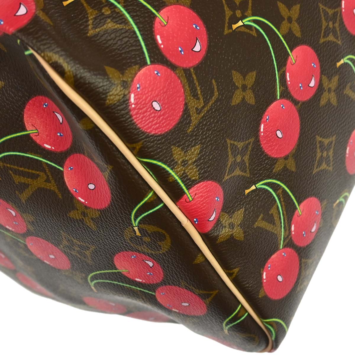 Louis Vuitton 2005 Monogram Cherry Keepall 45 Duffle Handbag M95011