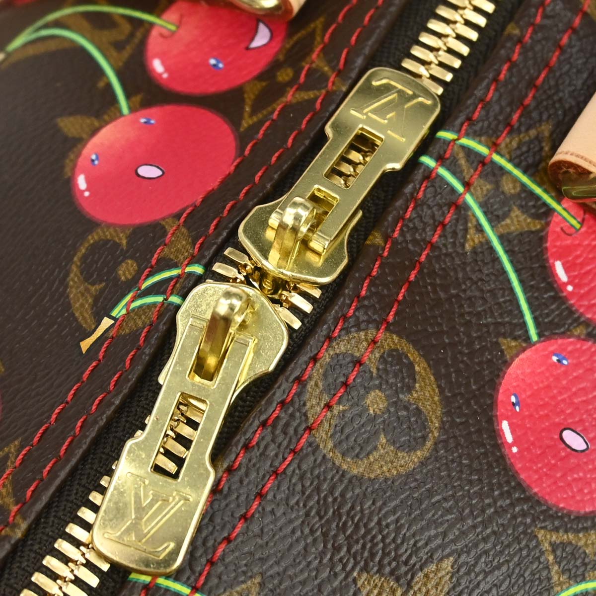 Louis Vuitton 2005 Monogram Cherry Keepall 45 Duffle Handbag M95011