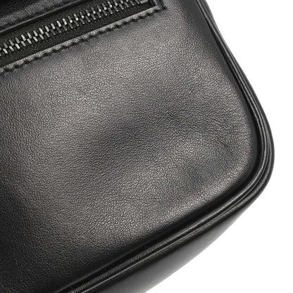 Saint Laurent Black Leather Lou Camera Bum Bag