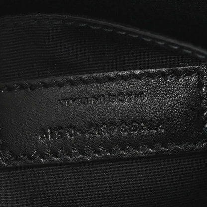 Saint Laurent Black Leather Lou Camera Bum Bag