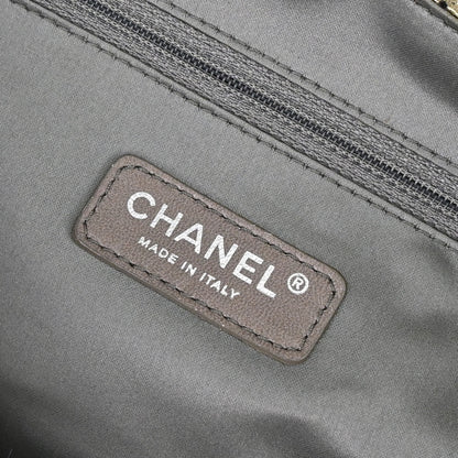 Chanel 2008-2009 Gold Perforated Lambskin Mademoiselle Lock Accordion Flap Bag