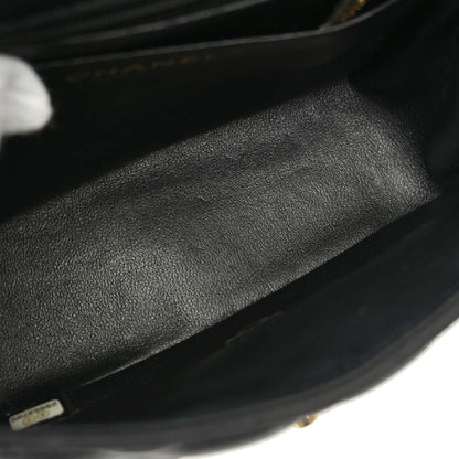Chanel 2019 Black Lambskin Mini Classic Square Flap Shoulder Bag 17