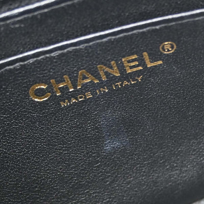 Chanel 2019 Black Lambskin Mini Classic Square Flap Shoulder Bag 17
