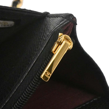 Chanel 2019 Black Caviar Skin Classic WOC Wallet on Chain Bag