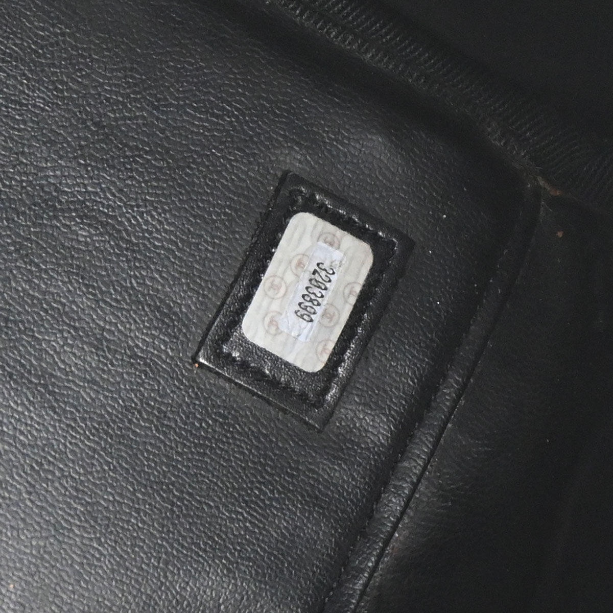 Chanel 1994-1996 Black Lambskin Bicolore 2way Shoulder Duffle Handbag
