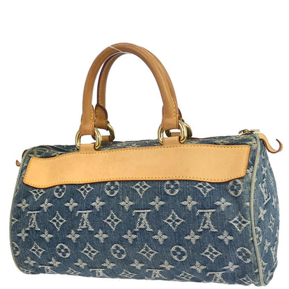 Louis Vuitton 2005 Blue Monogram Denim Neo Speedy Handbag M95019
