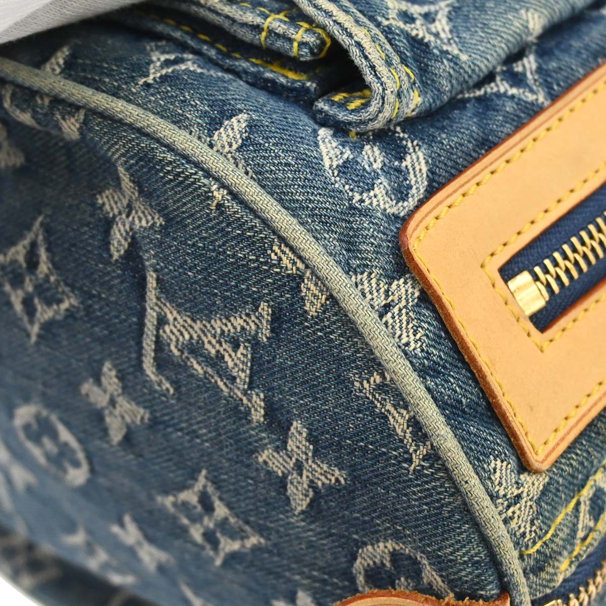 Louis Vuitton 2005 Blue Monogram Denim Neo Speedy Handbag M95019