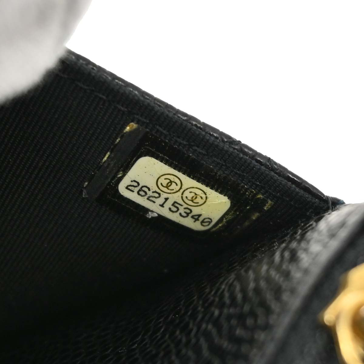Chanel 2018-2019 Black Caviar Skin Classic WOC Wallet on Chain Bag