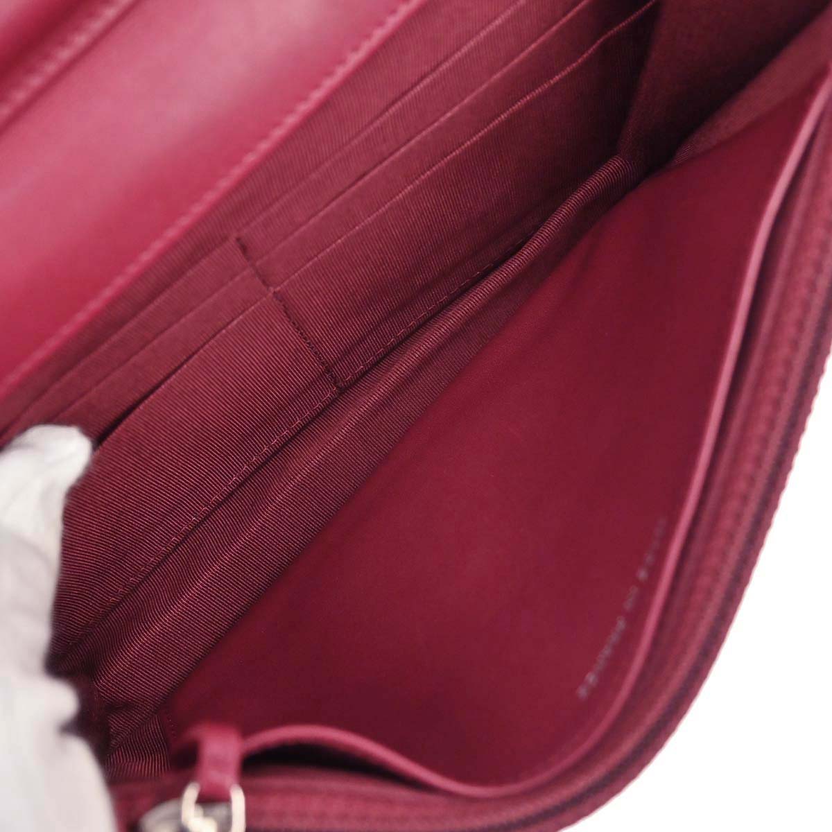 Chanel 2013-2014 Red Calfskin Hamptons WOC Wallet on Chain Bag