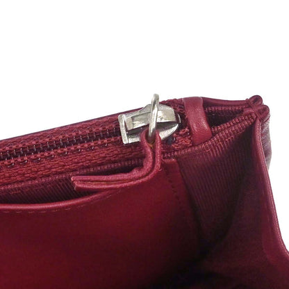 Chanel 2013-2014 Red Calfskin Hamptons WOC Wallet on Chain Bag