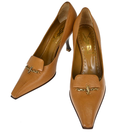 Yves Saint Laurent * Brown Pumps Shoes #36