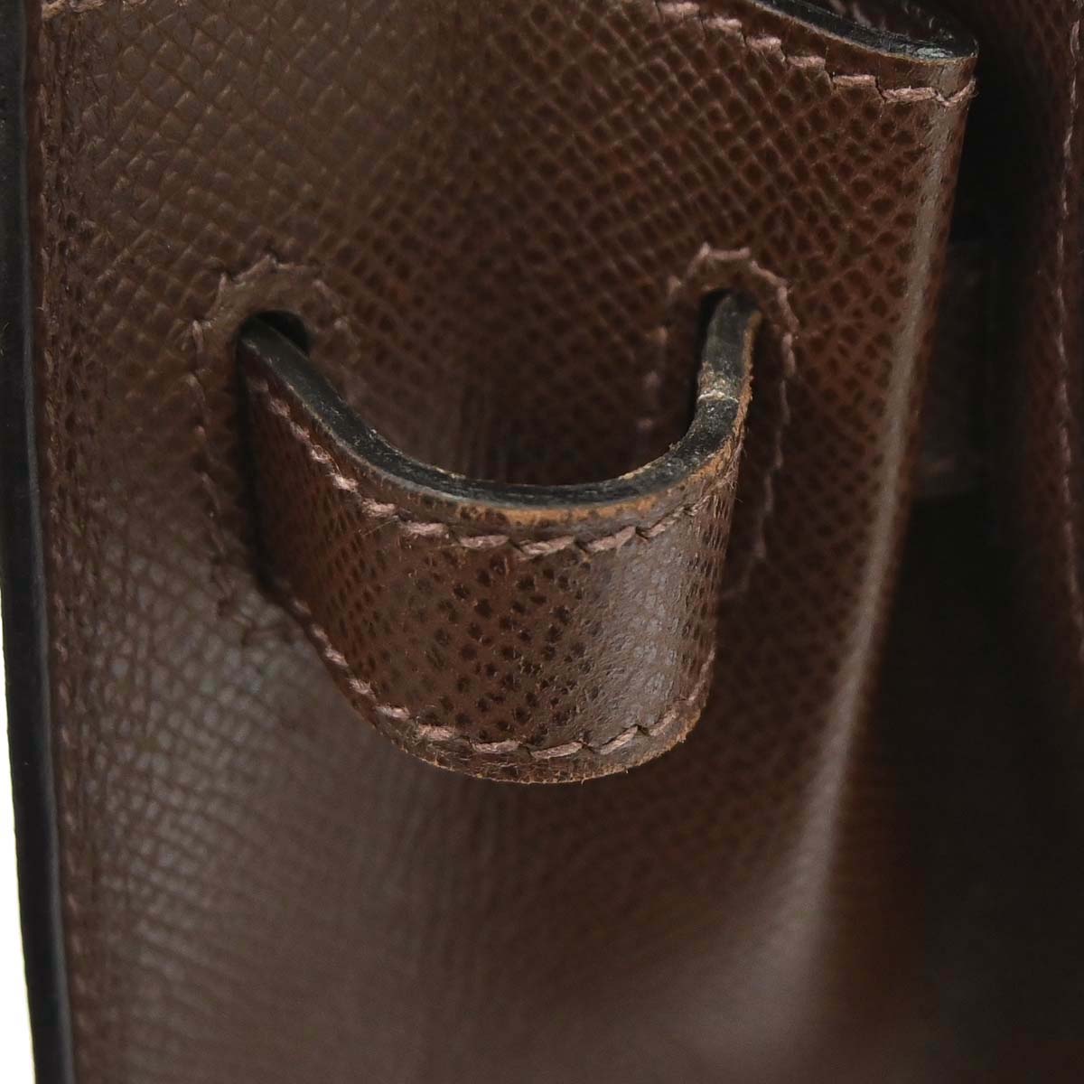 Hermes Chocolat Epsom Kelly 32 Sellier 2way Shoulder Handbag