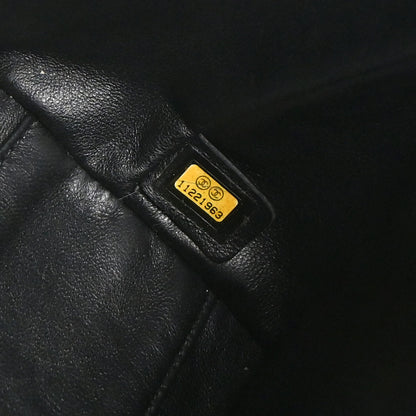Chanel 2006-2008 Black Caviar Skin Top Handle Handbag
