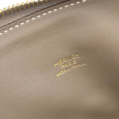 Hermes Etoupe Taurillon Clemence Bolide 31 2way Shoulder Handbag