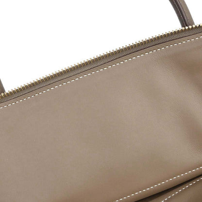 Hermes Etoupe Taurillon Clemence Bolide 31 2way Shoulder Handbag
