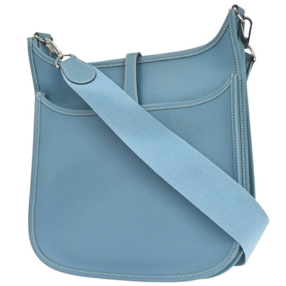 Hermes Blue Jean Epsom Evelyne 2 29 PM Shoulder Bag
