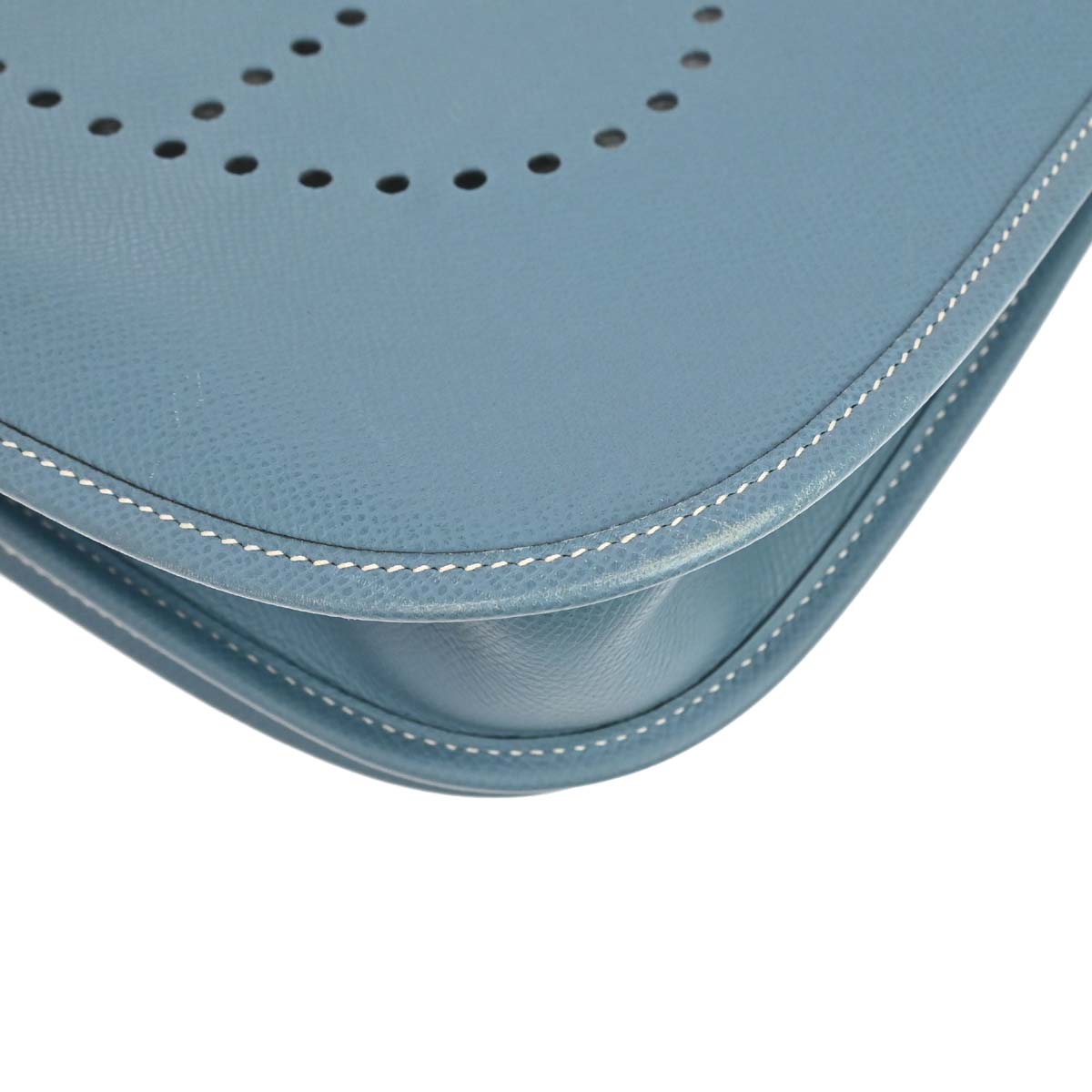 Hermes Blue Jean Epsom Evelyne 2 29 PM Shoulder Bag